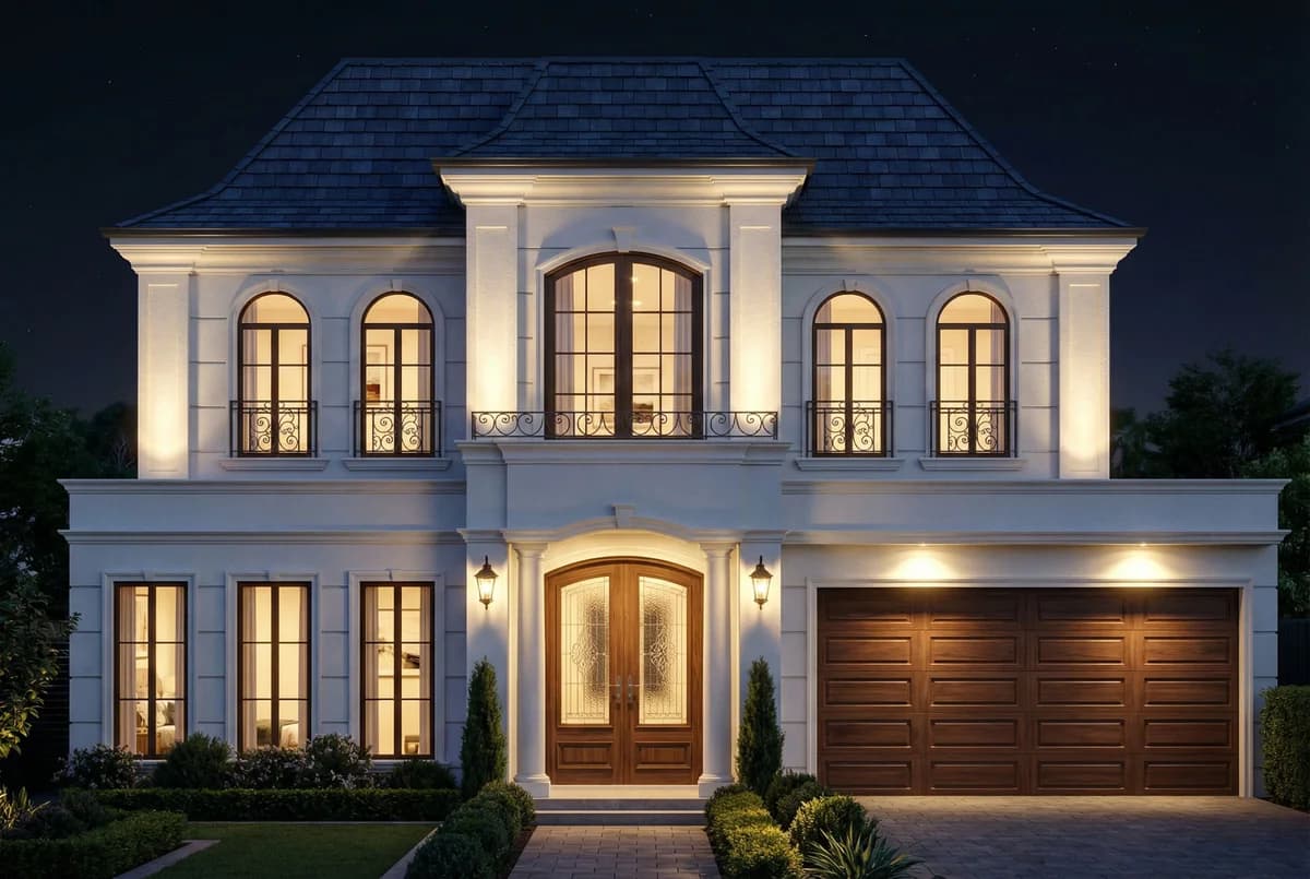 French Provincial Estate - Night